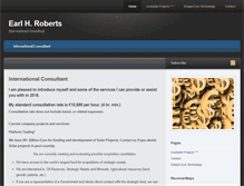 Tablet Screenshot of earlhroberts.com